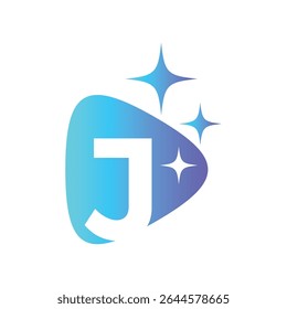 Letter J logo, J logo, AI logo set, modern and minimal design, tech-inspired, colorful icons and symbols, suitable for artificial intelligence, innovation, branding, startups, and digital identity.