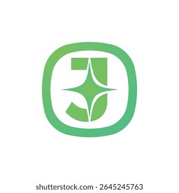 Letra J logo, J logo, conjunto de logotipo AI, design moderno e mínimo, inspirado na tecnologia, ícones e símbolos coloridos, adequado para inteligência artificial, inovação, marca, start-ups e identidade digital.