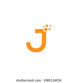 Letter J logo. Alphabet Vector.