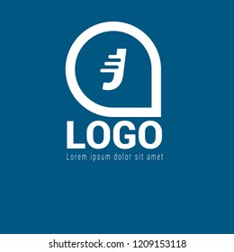 letter J logo concept