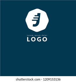 letter J logo concept