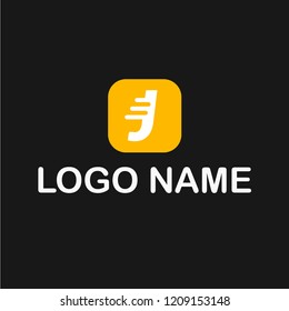 letter J logo concept
