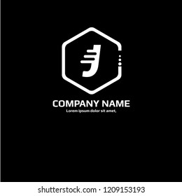 letter J logo concept