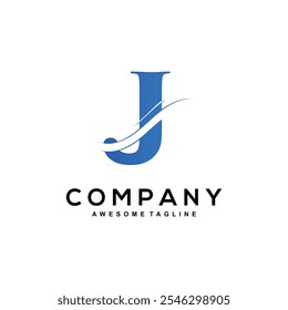 Letter J logo design for business