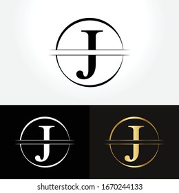 Letter J Logo Design With Creative Modern Vector Template. Creative Abstract Letter J Logo Vector