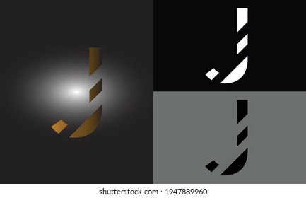 Letter J logo design gradient creative minimal monogram symbol. Universal elegant vector sign design. Premium business logotype. Graphic alphabet symbol for corporate business identity