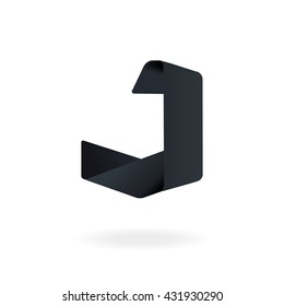 Letter J logo design template. Stylish vector icon