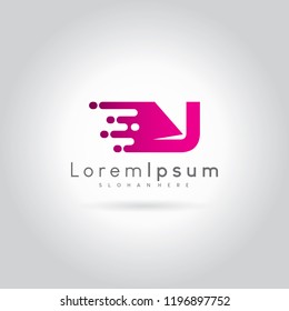 Letter J Logo Design Vector Template