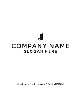 letter j logo design vector illustration template