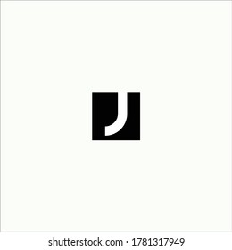 Letter J Logo. J Letter Design Vector with BLACK AND WHITE CONCEPT ILLUSTRATION 