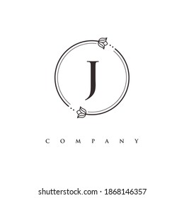 vector de diseño de logotipo de letra J
