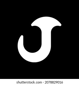 letter j logo design vector