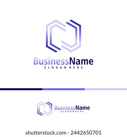 Letter J logo design vector. Creative Initial J logo concepts template