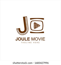 Letter J Logo Design for video and film making companies