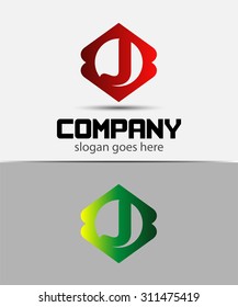 Letter J Logo Design.Creative Symbol of letter J
