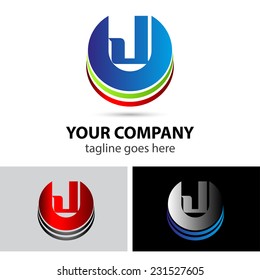 Letter J logo icon