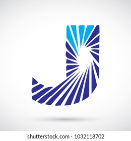 Letter J logo icon design template elements