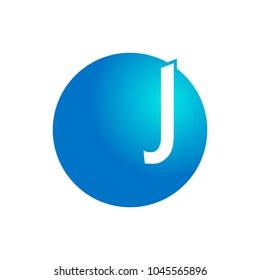 Letter J logo icon design template elements - vector sign
