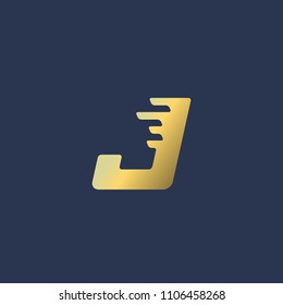 Letter J logo icon design template elements