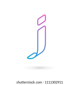 Letter J logo icon design template elements