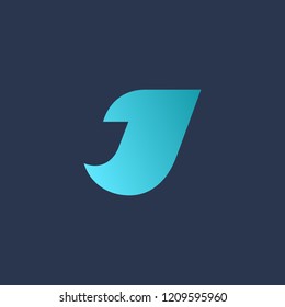 Letter J logo icon design template elements