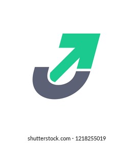 Letter J logo. Icon design. Template elements - vector sign
