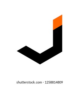 Letter J logo icon design template elements - Vector