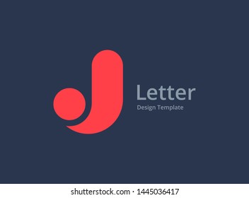 Letter J logo icon design template elements