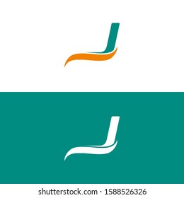 Letter J logo icon design template elements