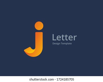 Letter J logo icon design template elements