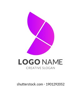 Elementos de plantilla de diseño de iconos de logotipo de letra J. Signo de color del vector.