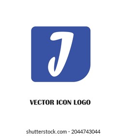 Letter J logo icon design template elements