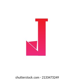 Letter J logo icon design template elements Vector Illustration - lines Logotype Vector Design Template.