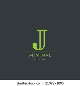 Plantilla de diseño de iconos con logotipo de carta J.