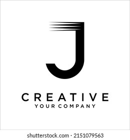 Letter J logo icon design template elements
