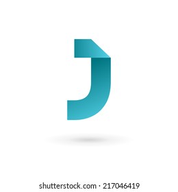 Letter J logo icon design template elements. Vector color sign.