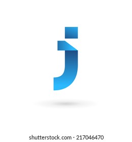 Letter J logo icon design template elements. Vector color sign.