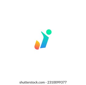 Letter J logo icon design template elements.