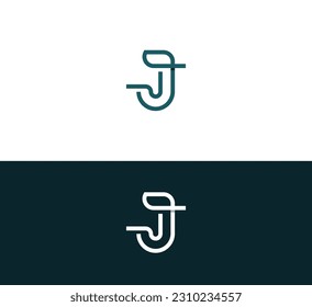Letter J logo icon design template elements.