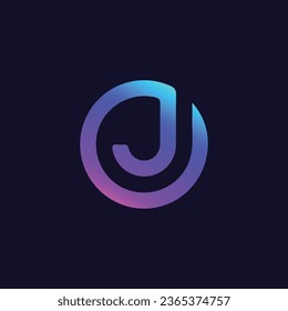 Logo-Design von Letter J