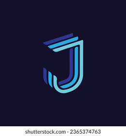Letter J logo icon design