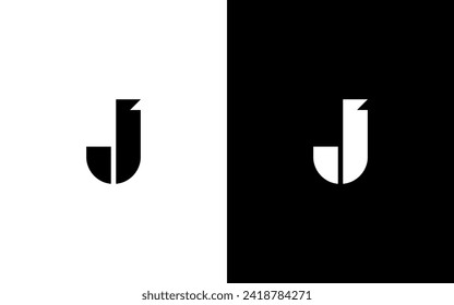 Letter J logo icon design template elements