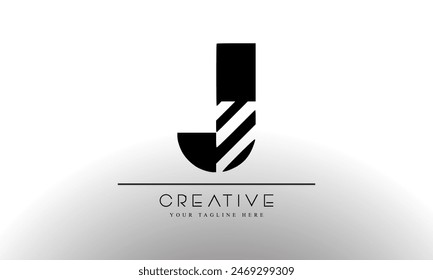 Letter J logo icon design template elements