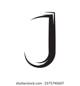 Letter J logo icon design template elements