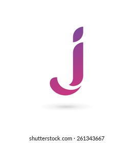 Letter J logo icon design template elements 