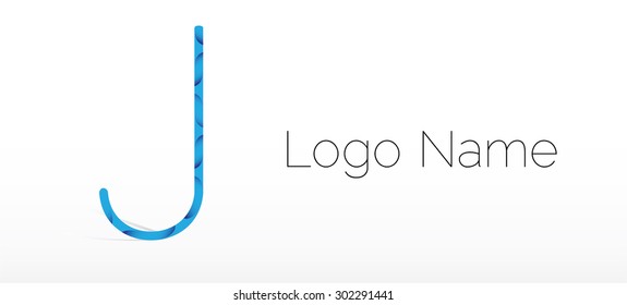 Letter J logo icon design template elements, logo design