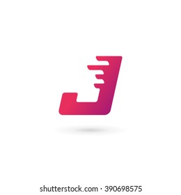 Letter J logo icon design template elements