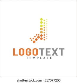 Letter J logo icon design template elements
