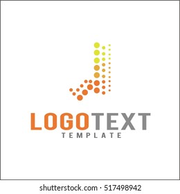 Letter J logo icon design template elements