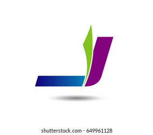 Letter J logo icon design template elements
